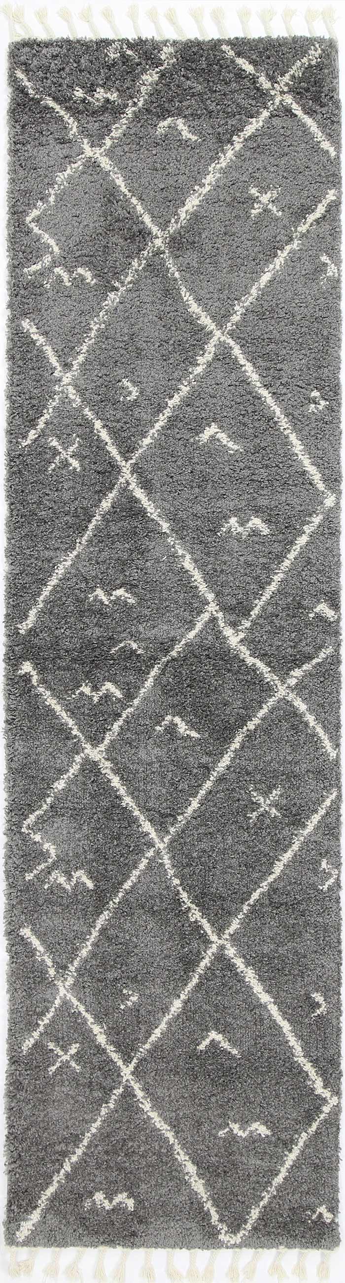 Kasbah Mizzie Tribal Cream Grey Rug - 31528 695