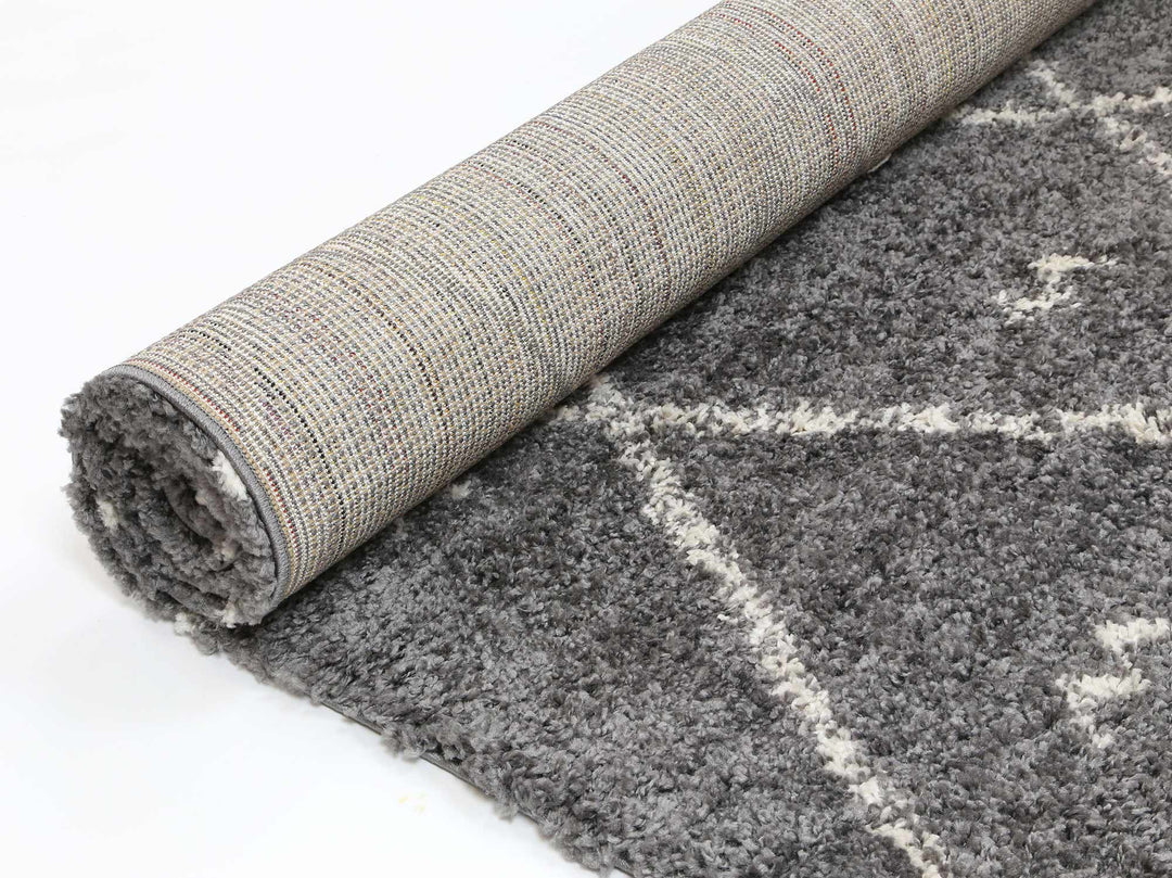 Kasbah Mizzie Tribal Cream Grey Rug - 31528 695