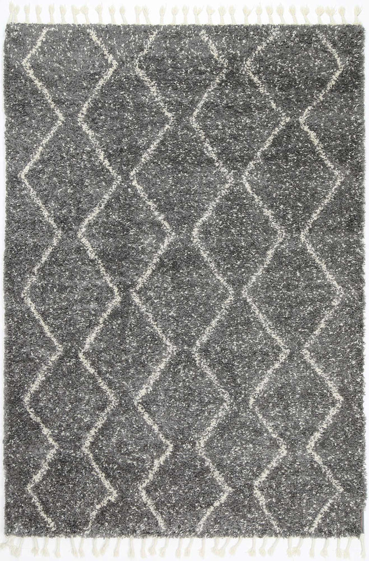 Kasbah Levi Fleck Tribal Grey Rug - 31530 095