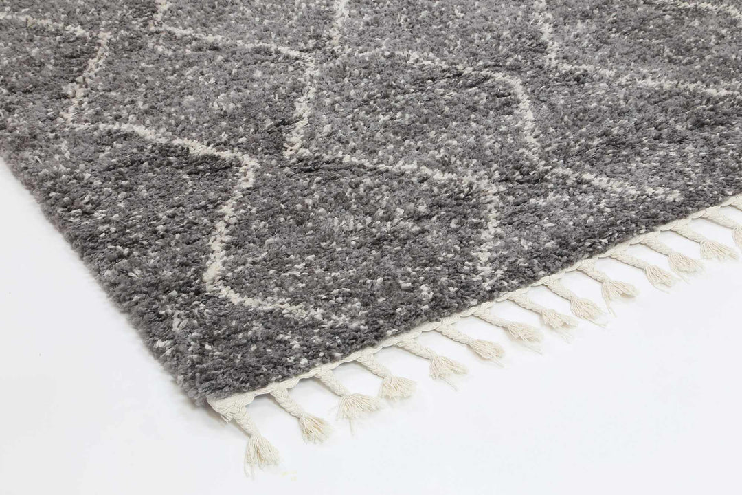 Kasbah Levi Fleck Tribal Grey Rug - 31530 095