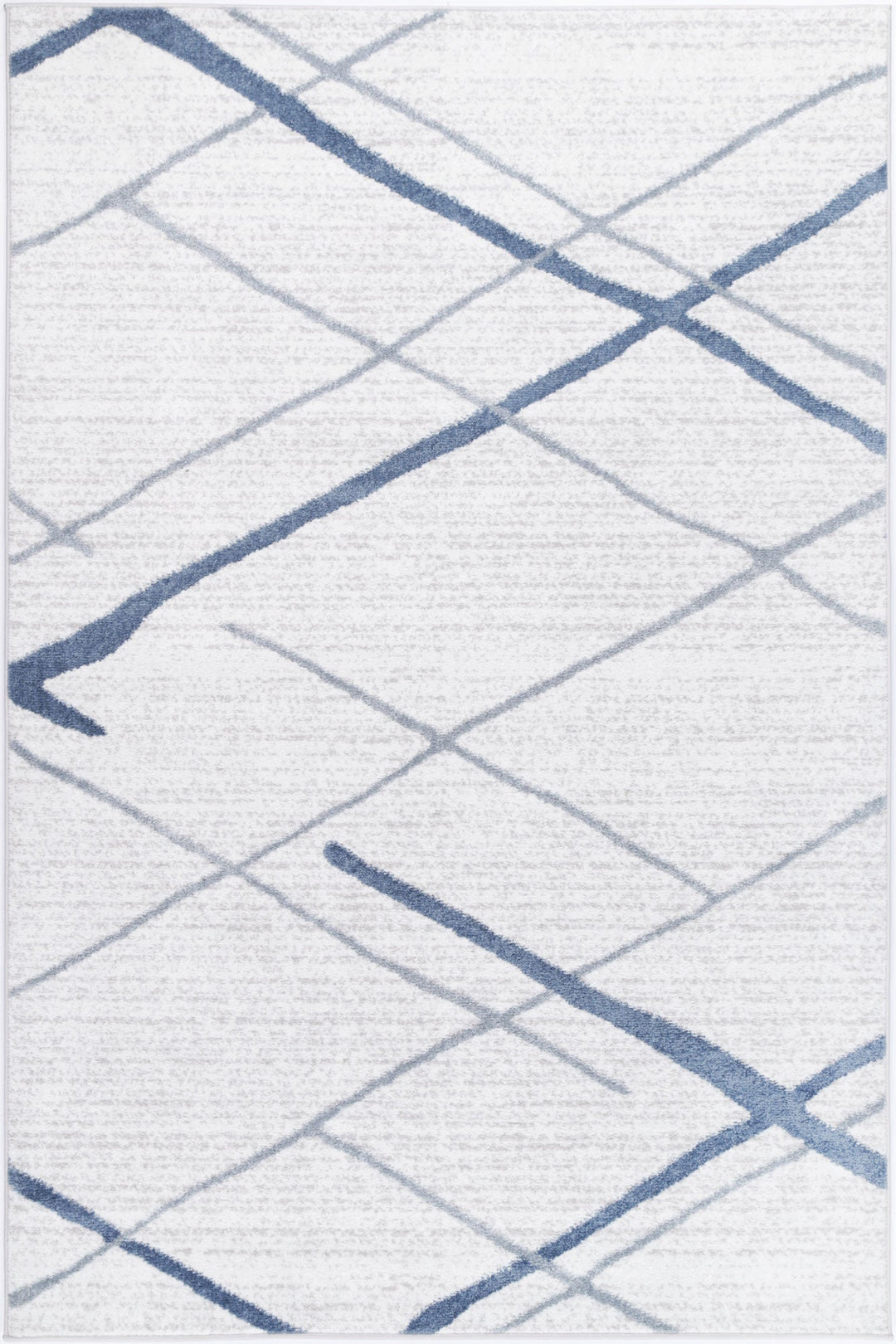 Kimberley Lattice Light Blue Contemporary Rug - 2LBLU