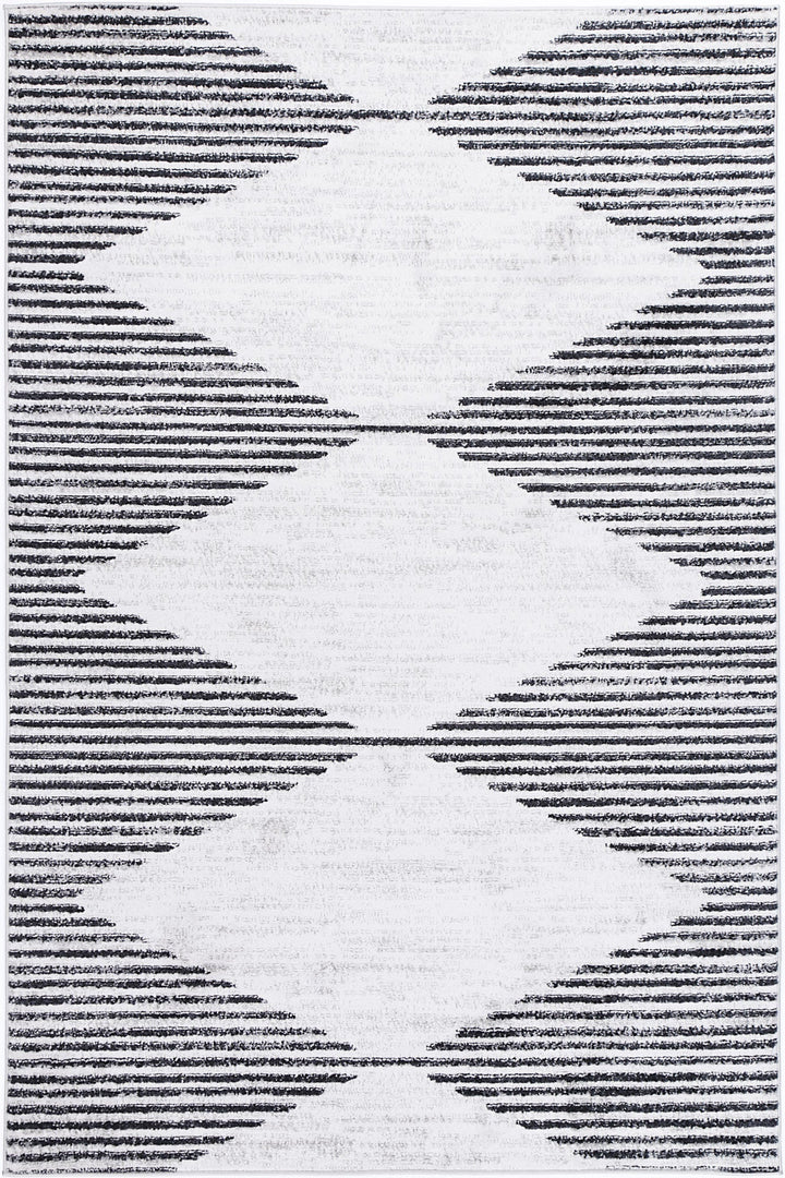 Kimberley Diamond Charcoal Contemporary Rug - 3CHAR