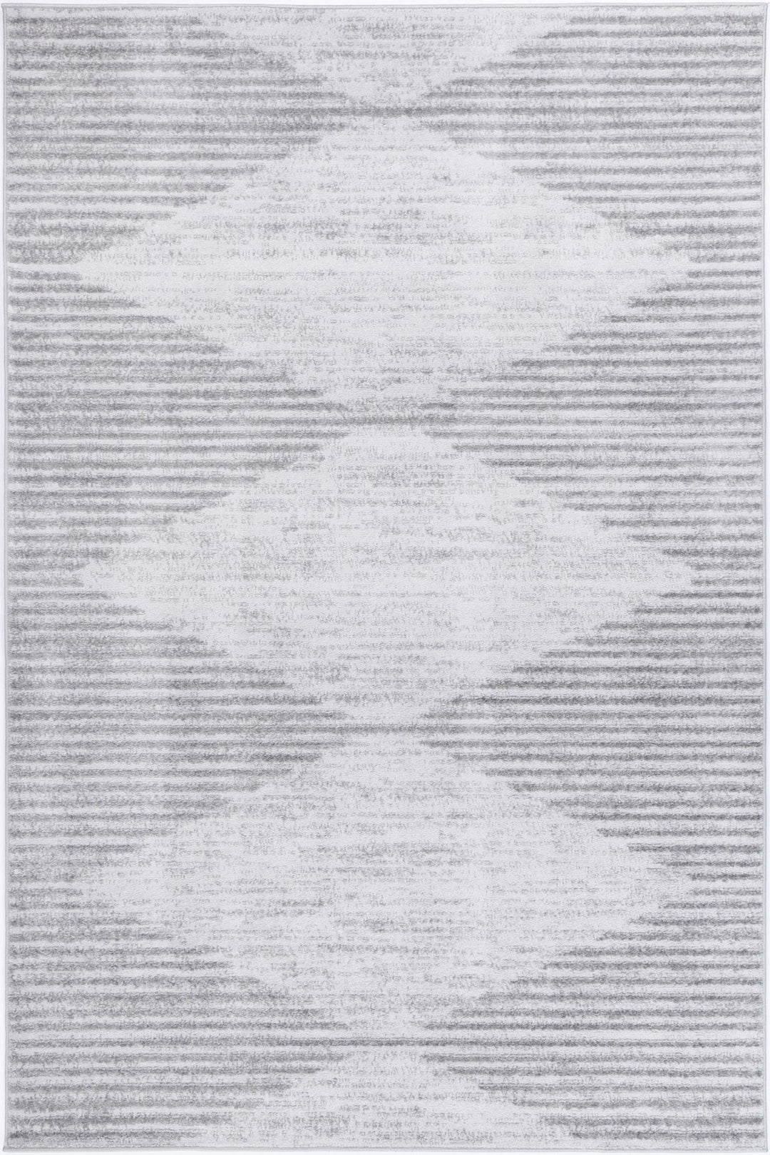 Kimberley Diamond Grey Contemporary Rug - 3GREY