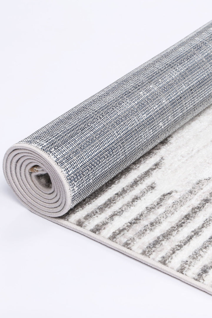 Kimberley Diamond Silver Contemporary Rug - 3SILV