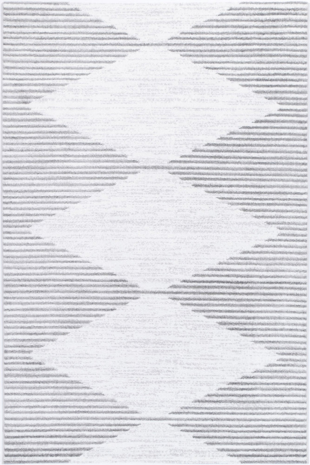 Kimberley Diamond Silver Contemporary Rug - 3SILV