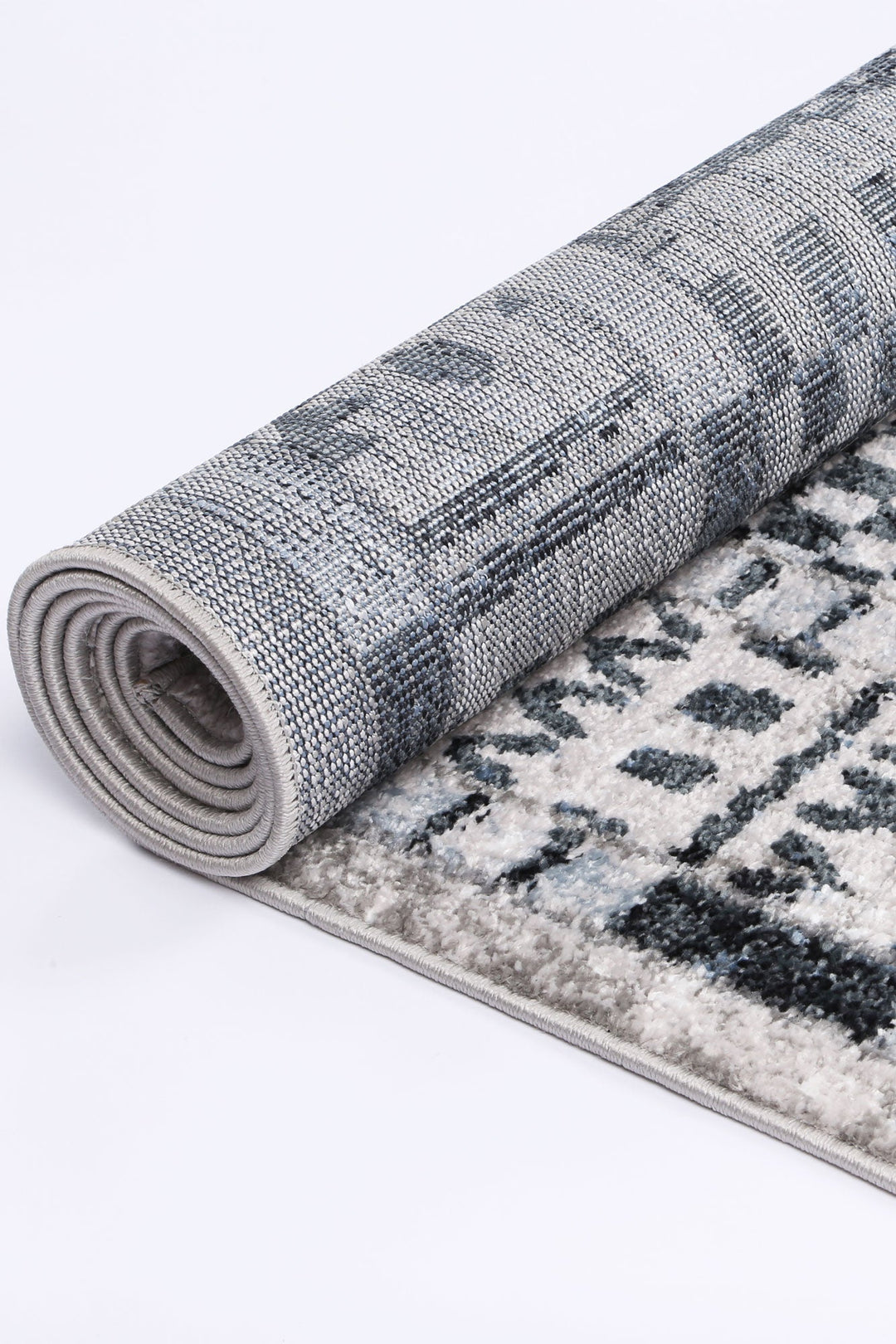 Kimberley Aztec Blue Contemporary Rug - 7BLUE