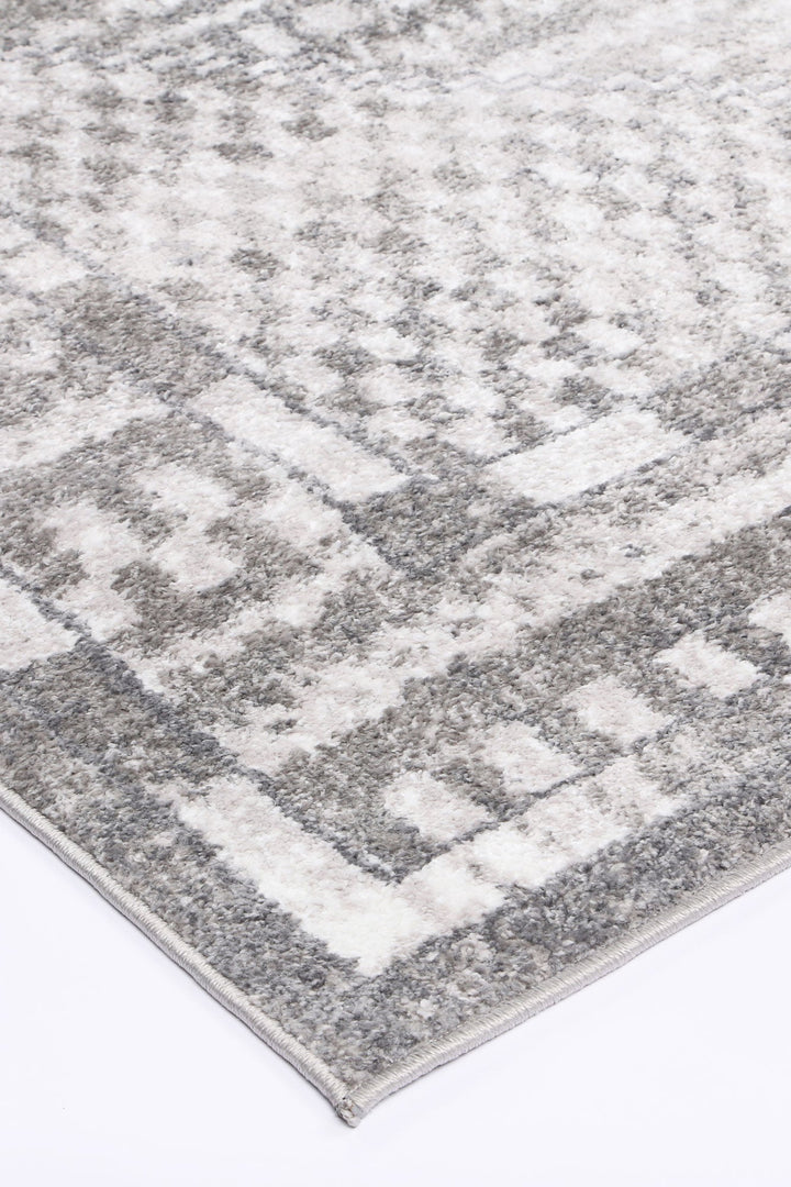 Kimberley Aztec Grey Contemporary Rug - 7GREY