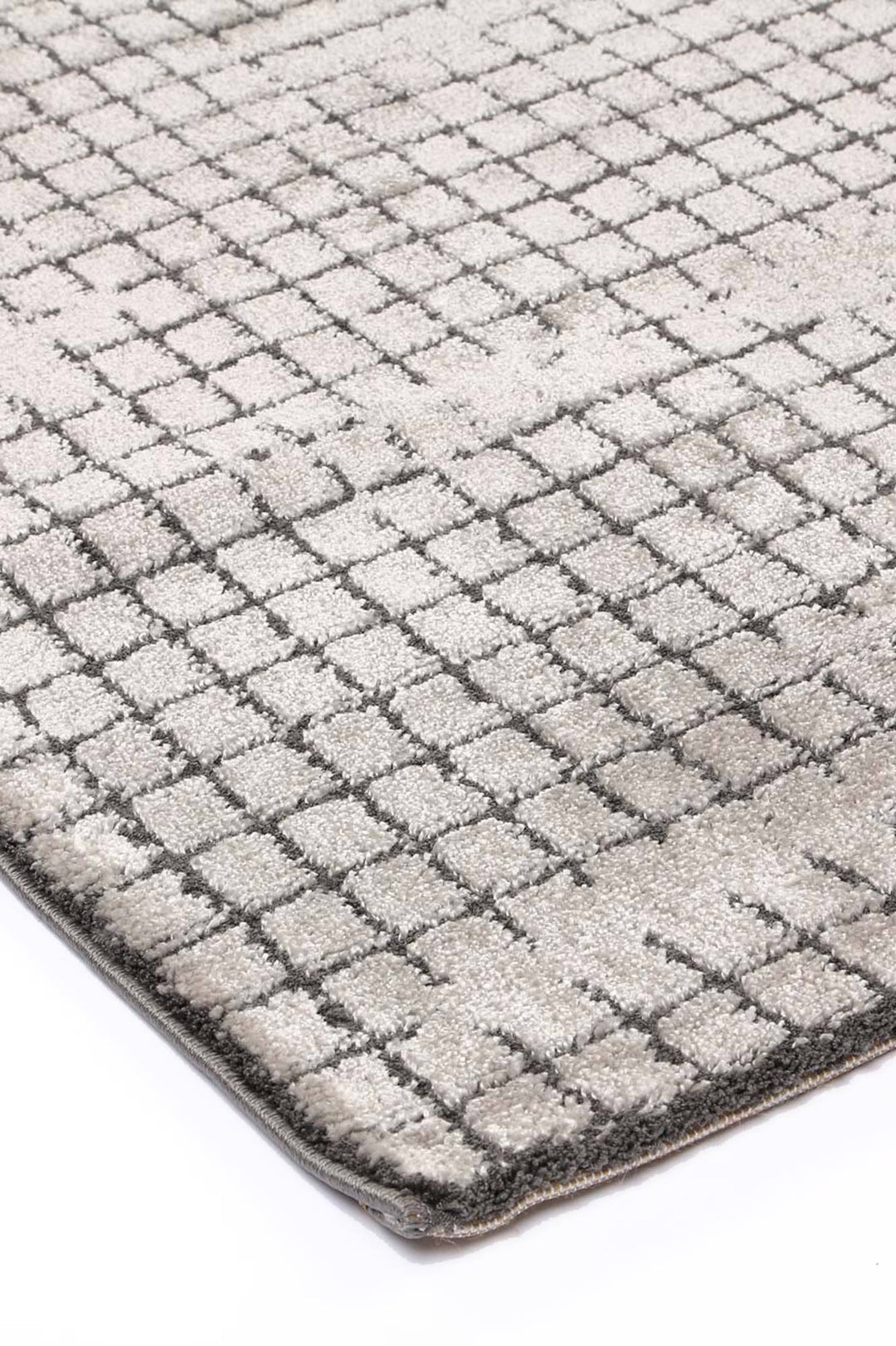 Legend Bacchus Geometric Grey Rug - 4GREY