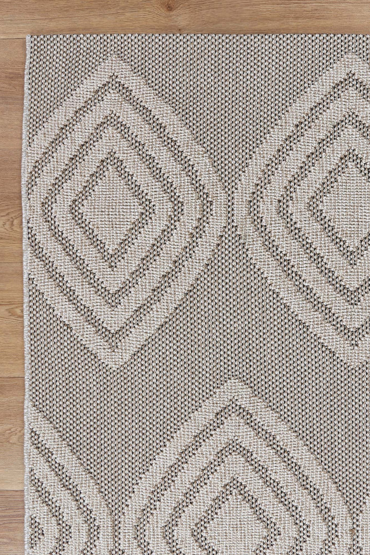 Maldives Modern Indoor/Outdoor Brown Rug