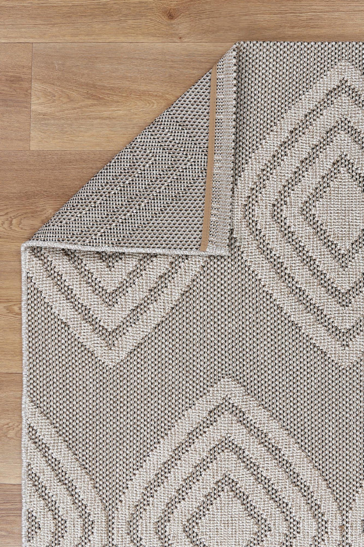 Maldives Modern Indoor/Outdoor Brown Rug