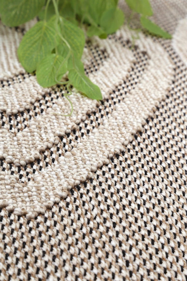 Maldives Modern Indoor/Outdoor Brown Rug