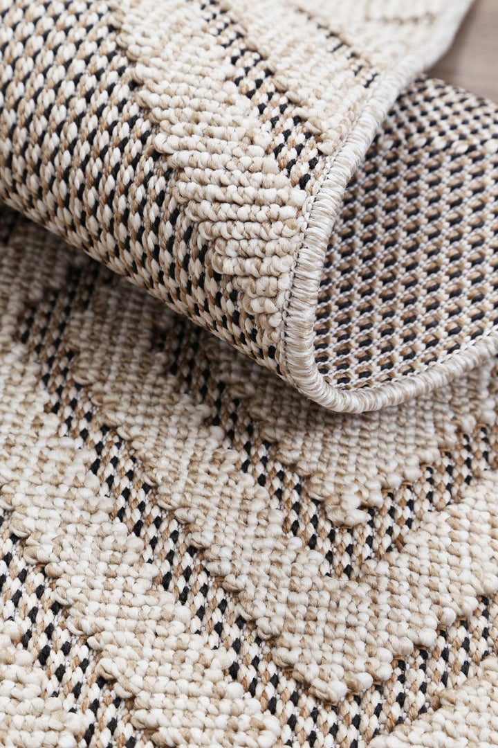 Maldives Modern Indoor/Outdoor Brown Rug