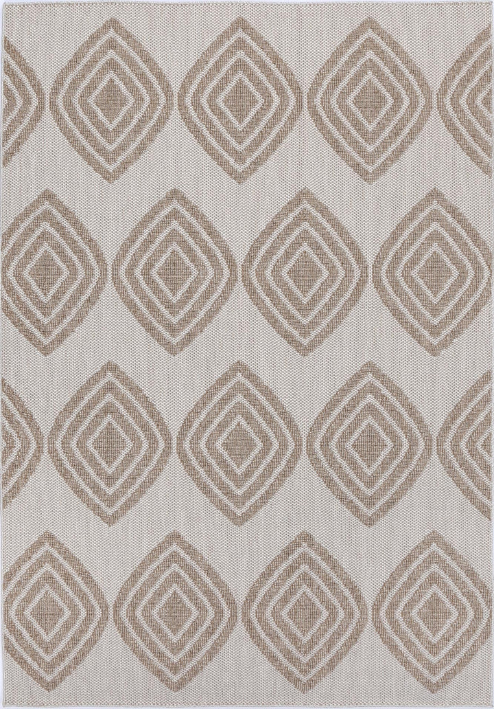 Maldives Modern Indoor/Outdoor Beige Rug