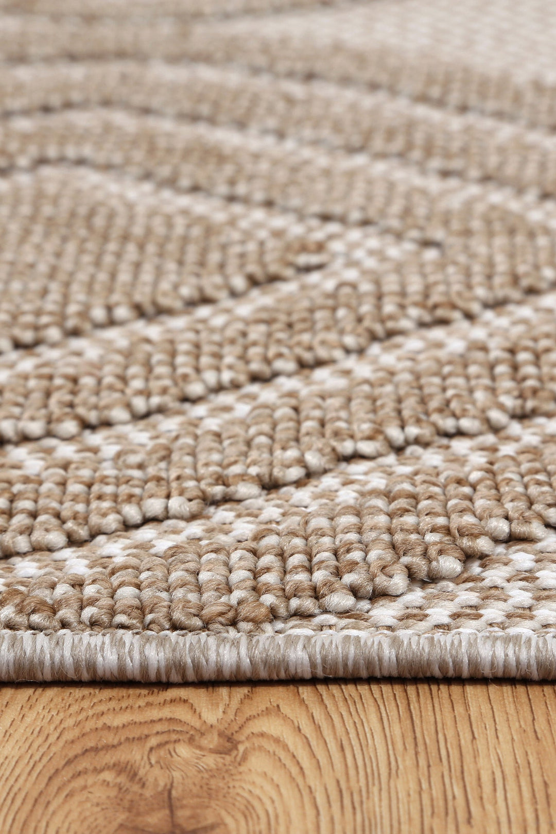Maldives Modern Indoor/Outdoor Beige Rug