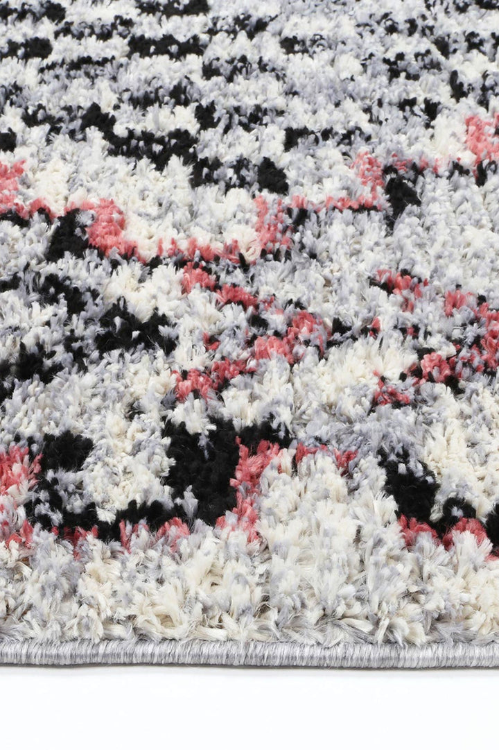 Mansour Tocapus Blush Geometric Rug - 3BLUS