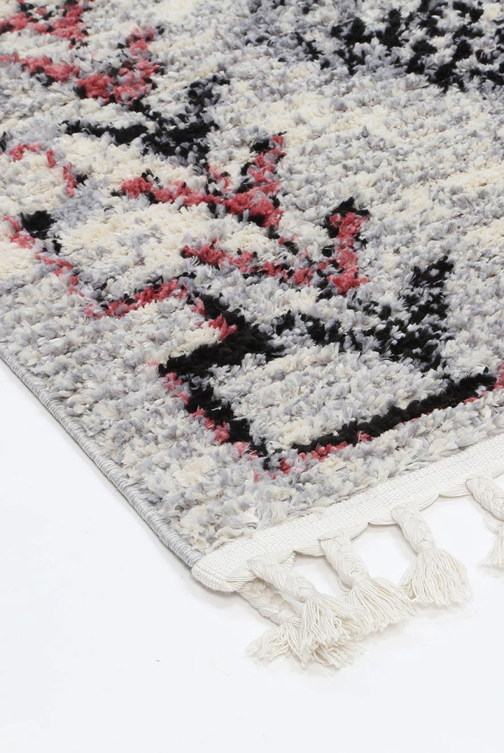 Mansour Tocapus Blush Geometric Rug - 3BLUS