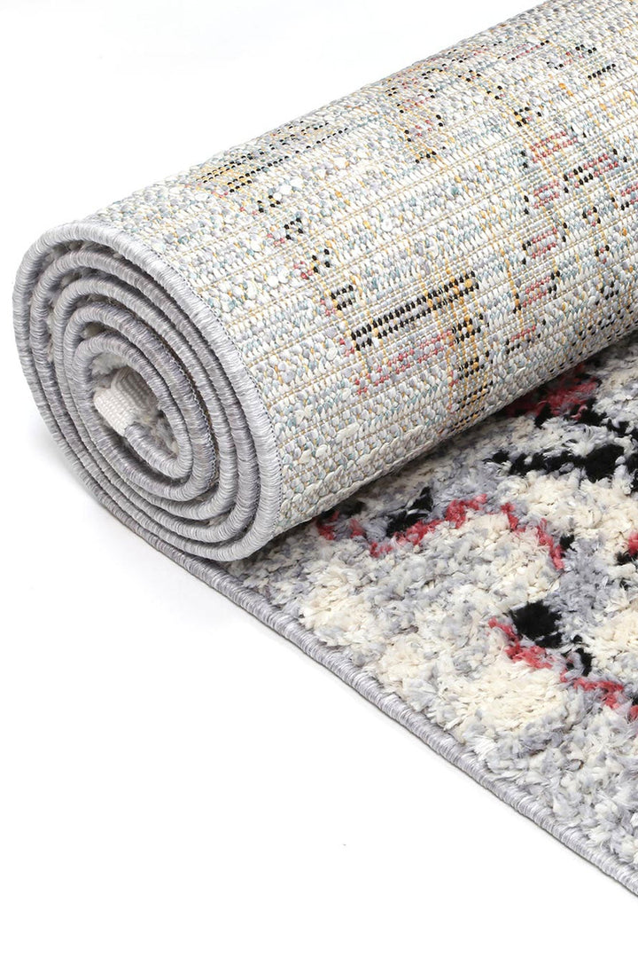 Mansour Tocapus Blush Geometric Rug - 3BLUS