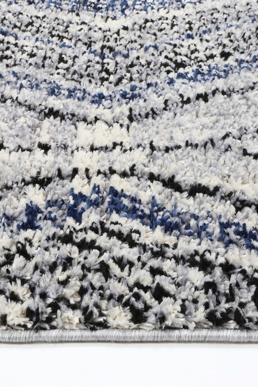 Mansour Harlequin Blue Geomteric Rug - 7BLUE