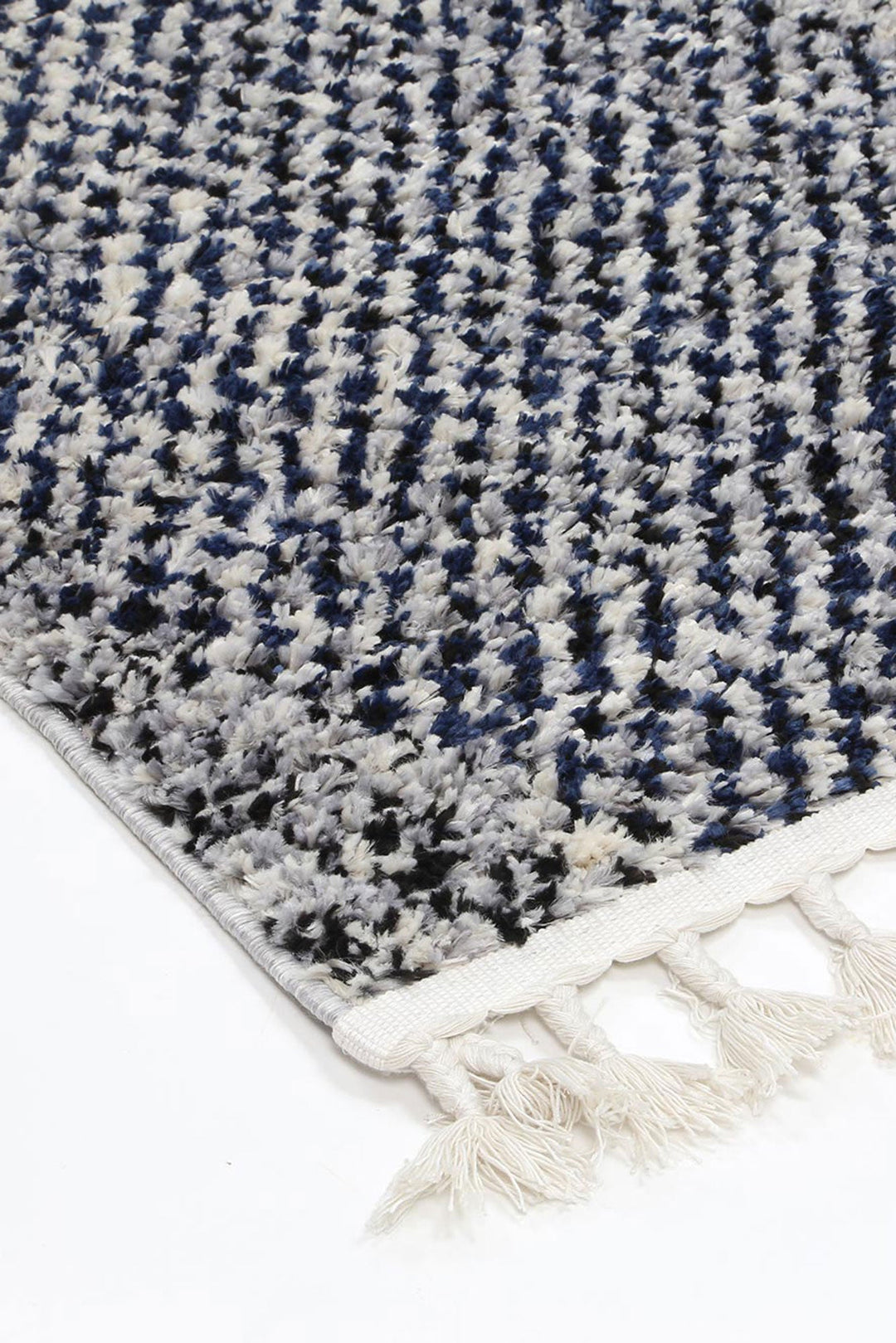 Mansour Harlequin Blue Geomteric Rug - 7BLUE