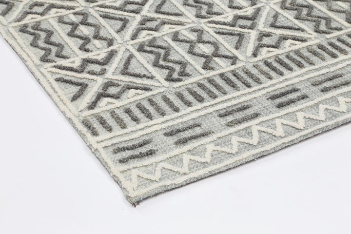 Marbella Cordoba Grey Contemporary Rug - 60235LGRY