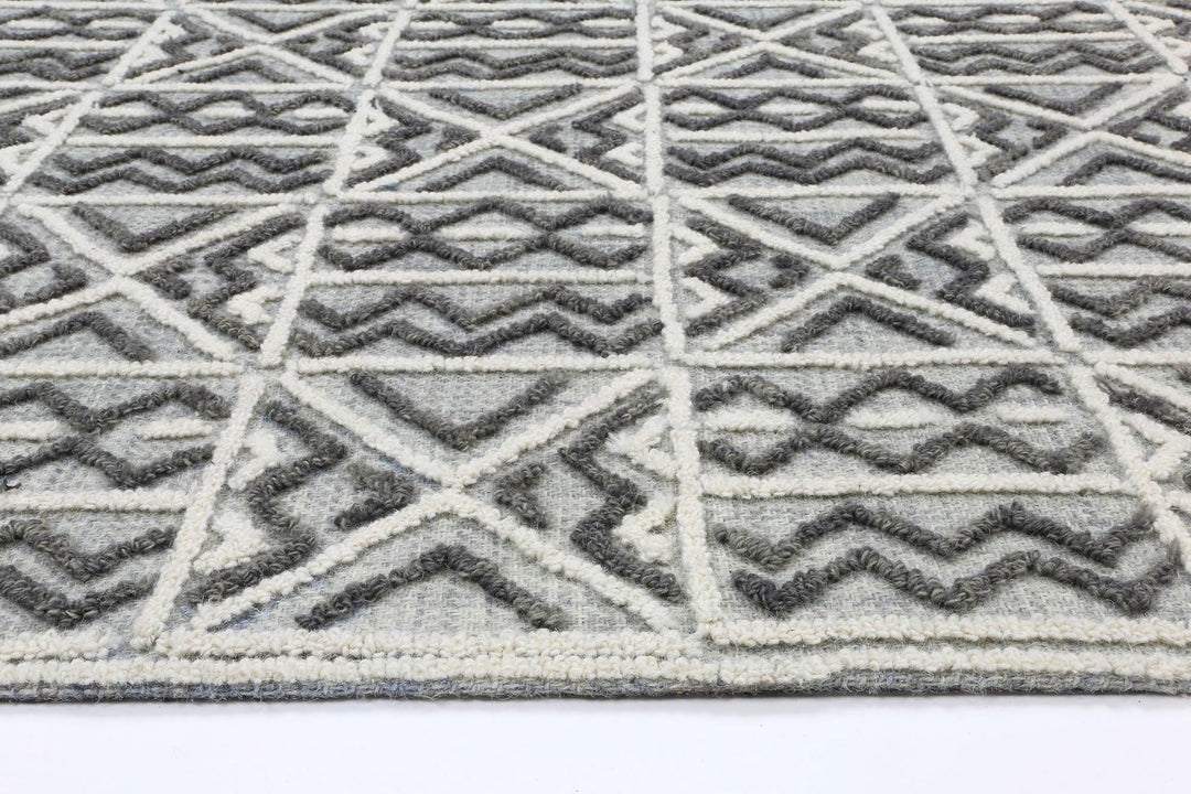 Marbella Cordoba Grey Contemporary Rug - 60235LGRY