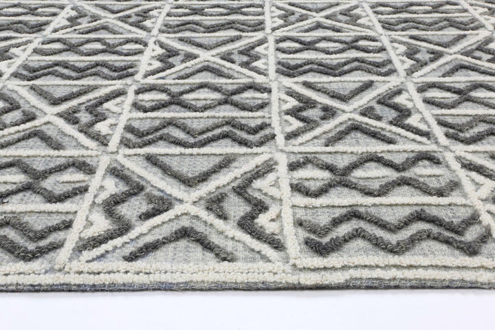Marbella Cordoba Grey Contemporary Rug - 60235LGRY