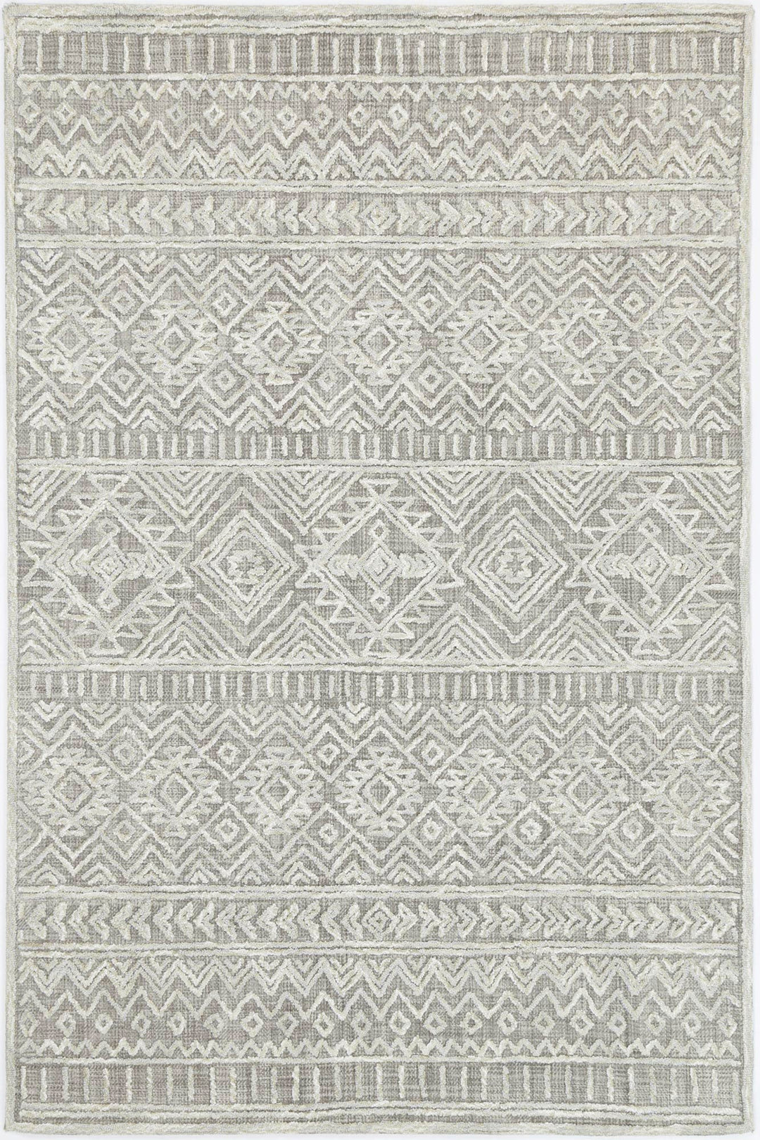 Marbella Cadiz Ash Contemporary Rug - 60295LGRY