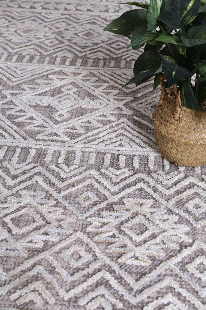 Marbella Cadiz Ash Contemporary Rug - 60295LGRY