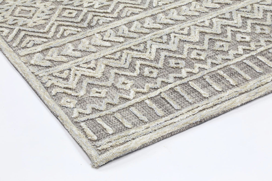 Marbella Cadiz Ash Contemporary Rug - 60295LGRY