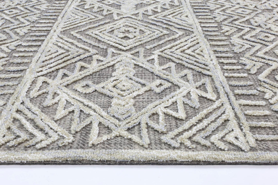 Marbella Cadiz Ash Contemporary Rug - 60295LGRY