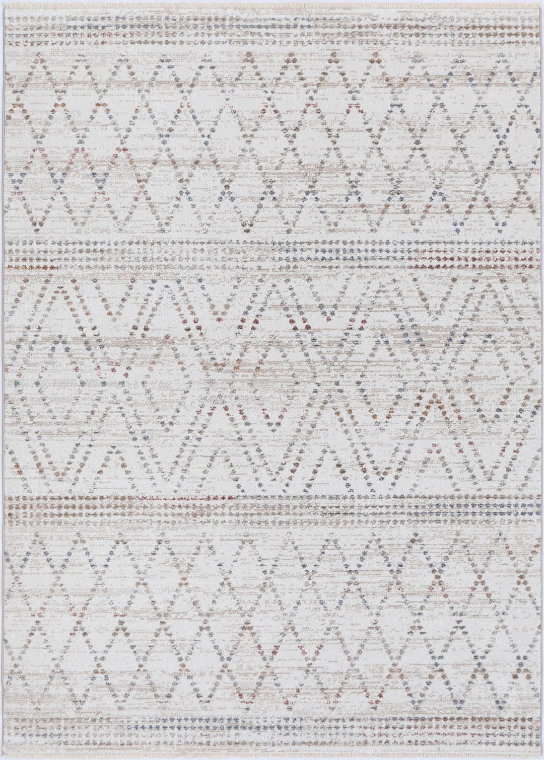 Maryland Tabriz Beige Geometric Soft Rug - M08