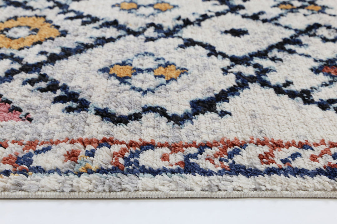 Moda Pattie Multi Tribal Rug - Z058WHIT