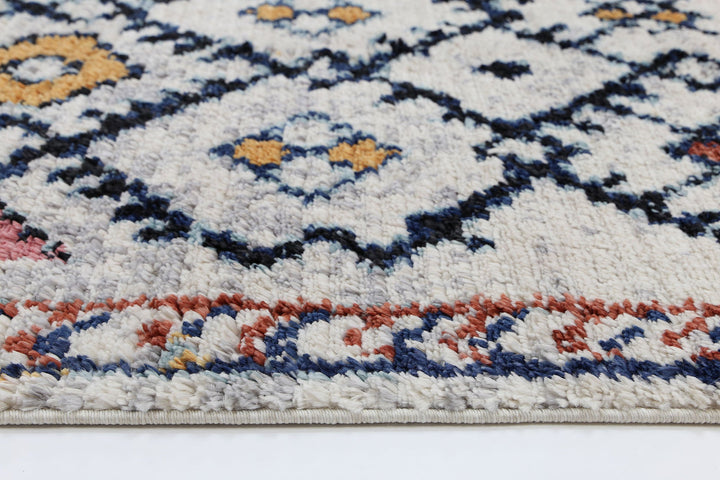 Moda Pattie Multi Tribal Rug - Z058WHIT