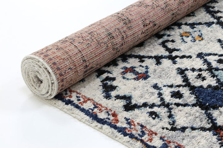Moda Pattie Multi Tribal Rug - Z058WHIT