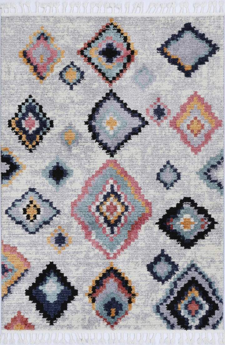 Morocco Tribal Ash Rug -  MORO07