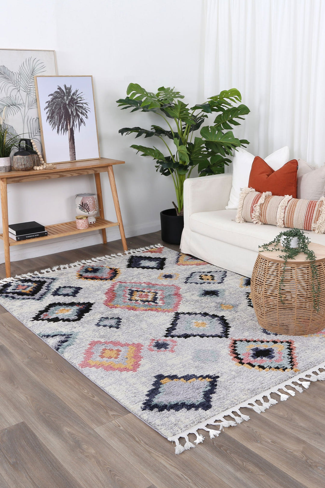 Morocco Tribal Ash Rug -  MORO07