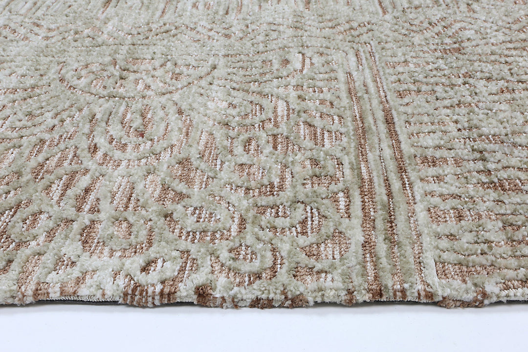 Amritsar Newburg Rust Tribal Rug - NEWBRUST
