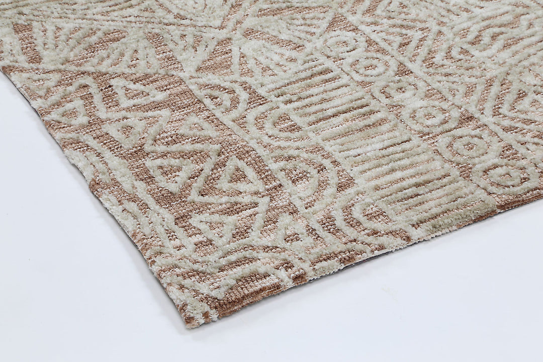 Amritsar Newburg Rust Tribal Rug - NEWBRUST