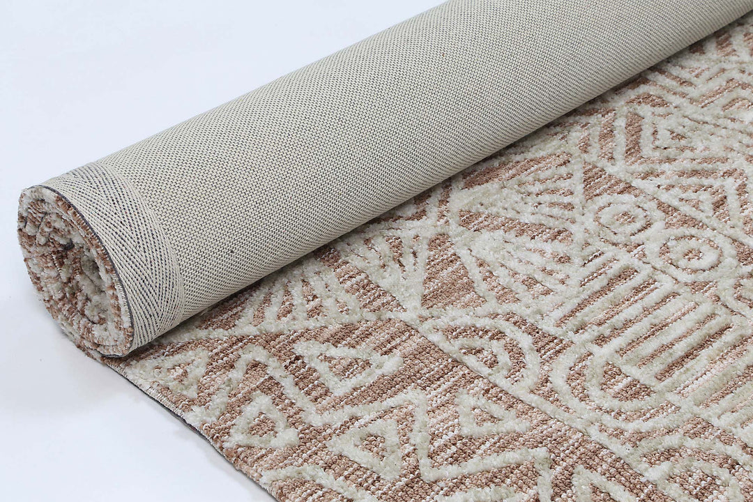 Amritsar Newburg Rust Tribal Rug - NEWBRUST