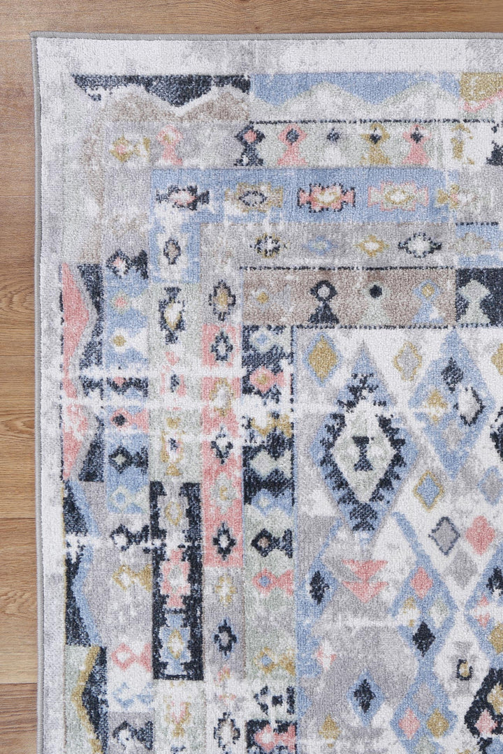 Oporto Colombo Multi Tribal Soft Rug - Oport09