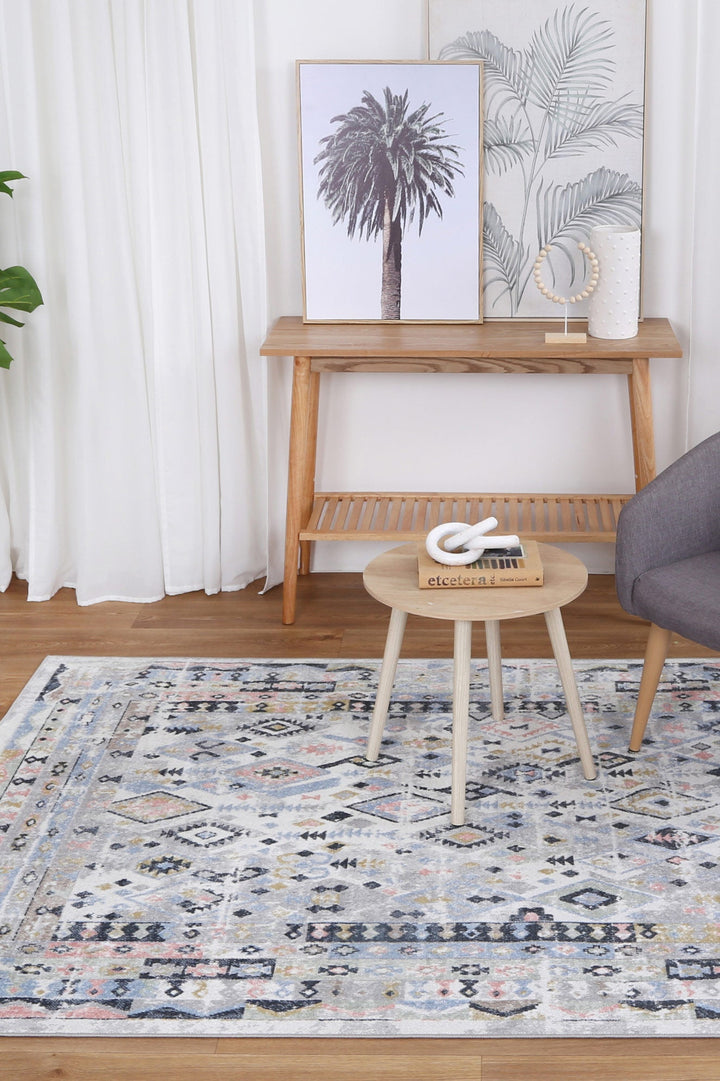 Oporto Colombo Multi Tribal Soft Rug - Oport09