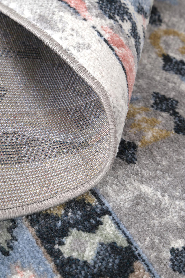 Oporto Colombo Multi Tribal Soft Rug - Oport09