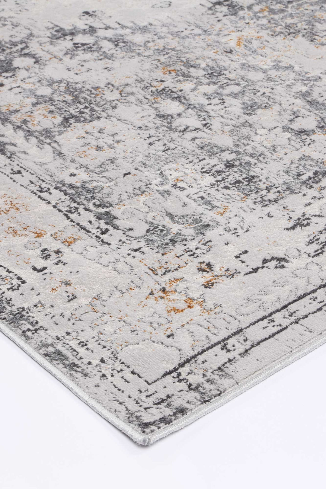 Porto Alexander Grey & Yellow Traditional Rug - 06