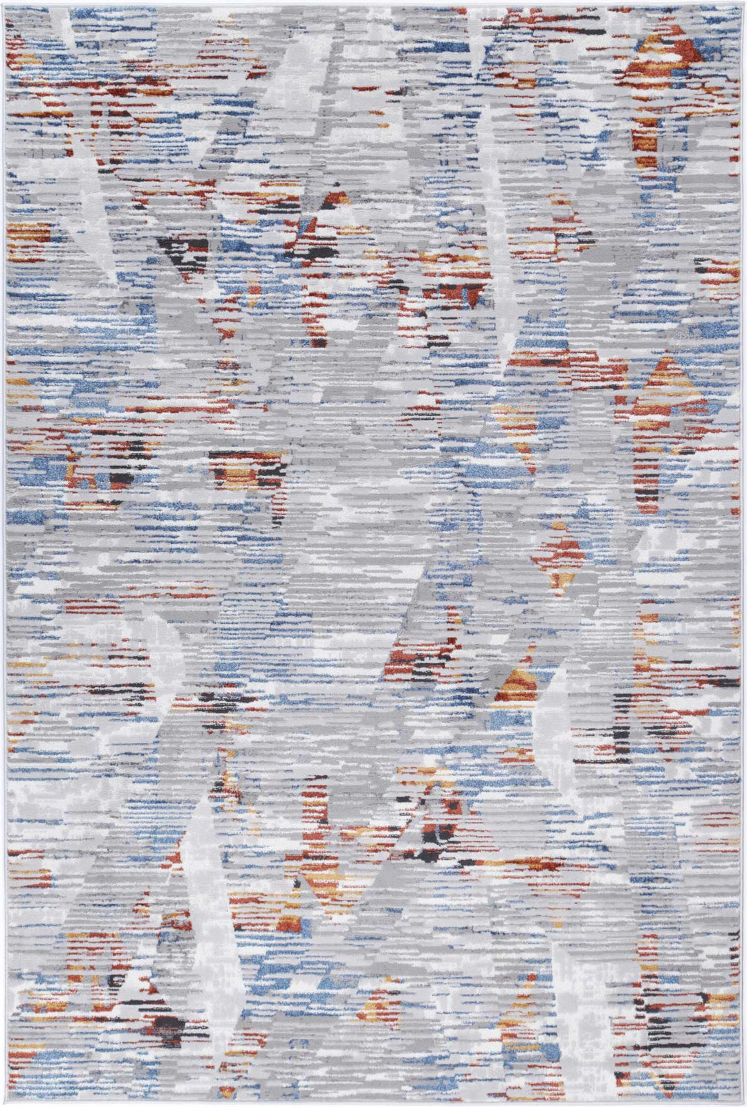 Porto Michael Grey & Multi Abstract Rug - 10