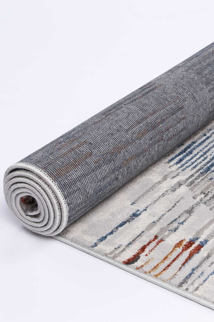 Porto Michael Grey & Multi Abstract Rug - 10