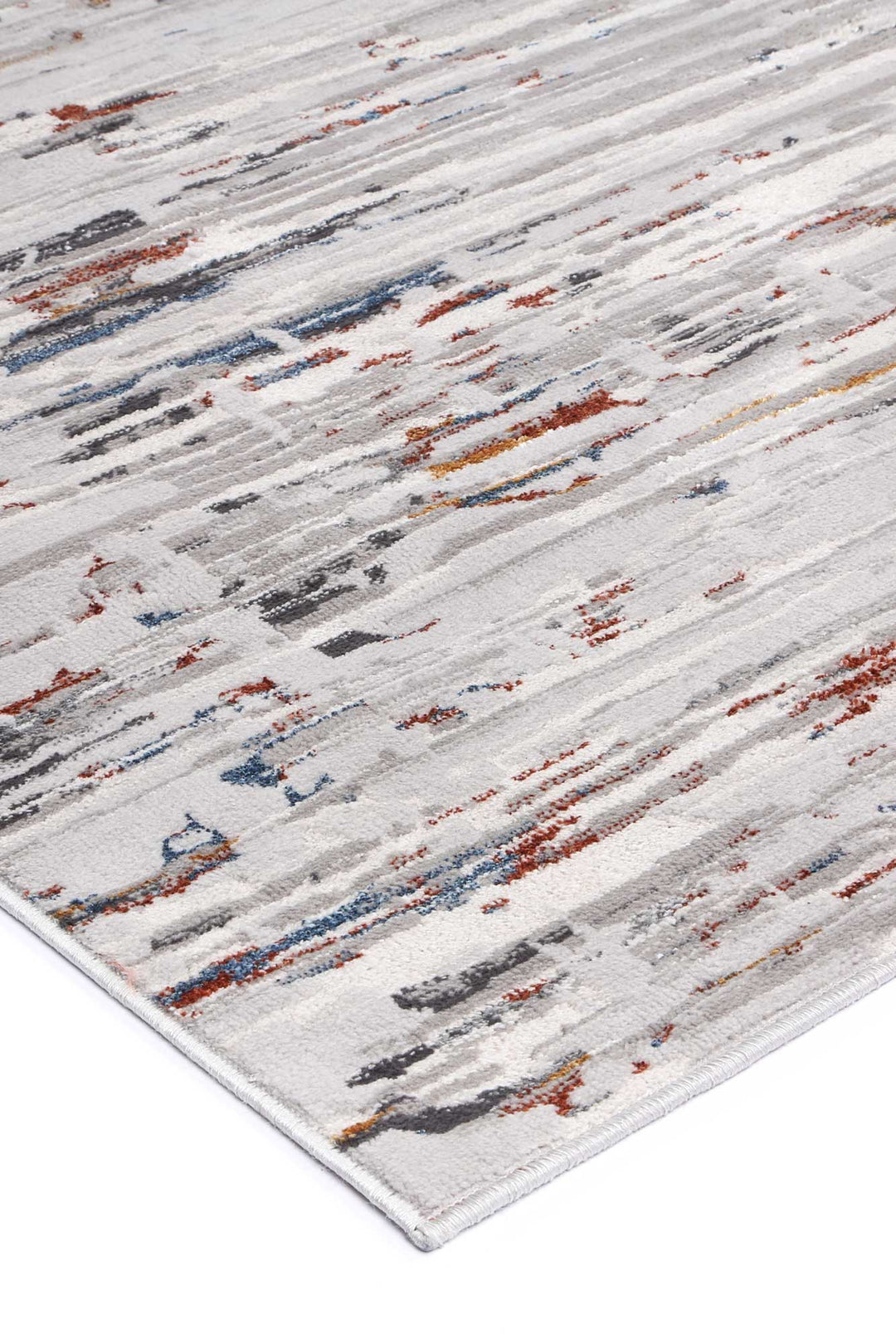 Porto Thomas Grey & Multi Abstract Rug - 11
