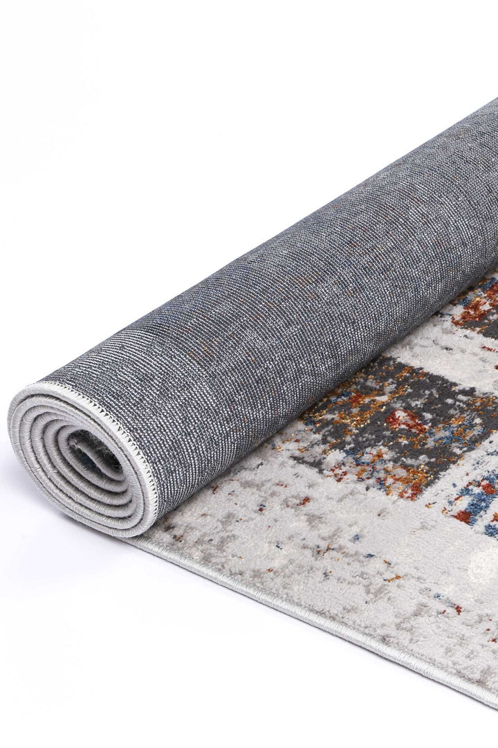 Porto Herman Grey & Multi Abstract Rug - 13