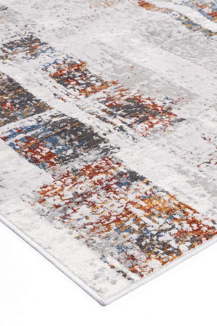 Porto Herman Grey & Multi Abstract Rug - 13