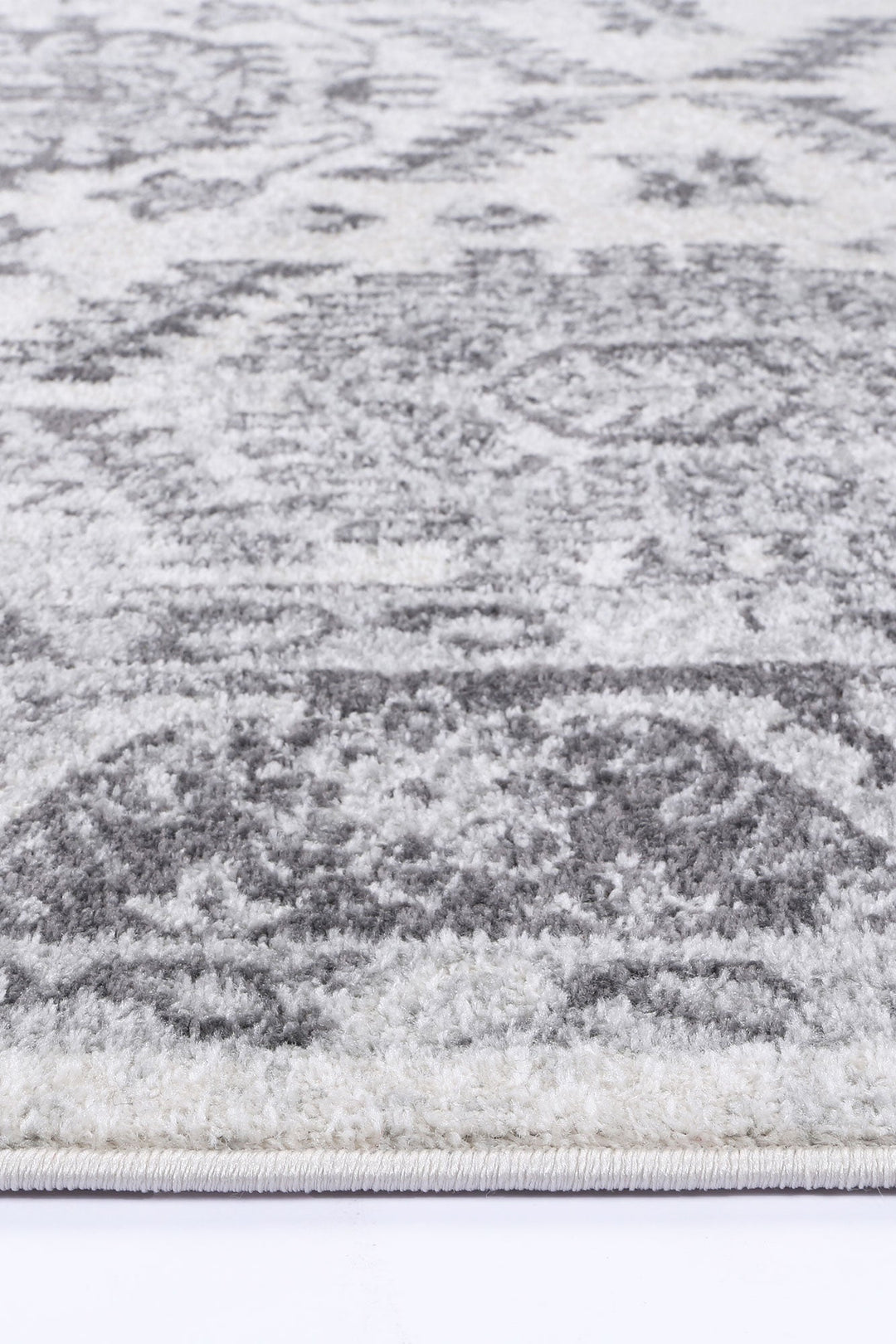 Provence Pau Cream & Grey Traditional Rug - 003