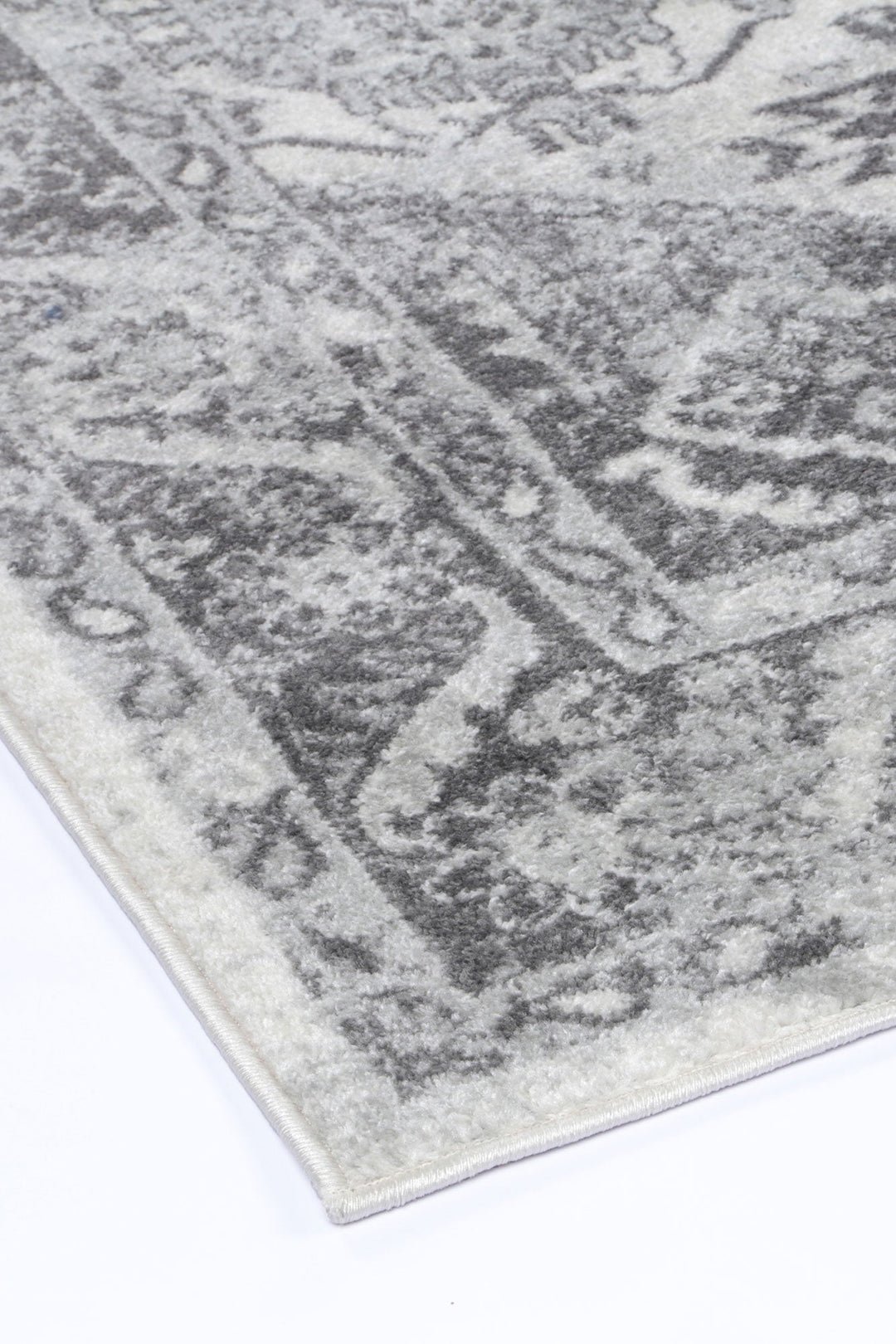 Provence Pau Cream & Grey Traditional Rug - 003